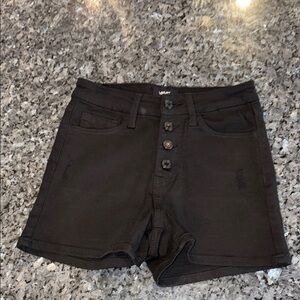 Vervet SOFT Women's Black Denim Shorts